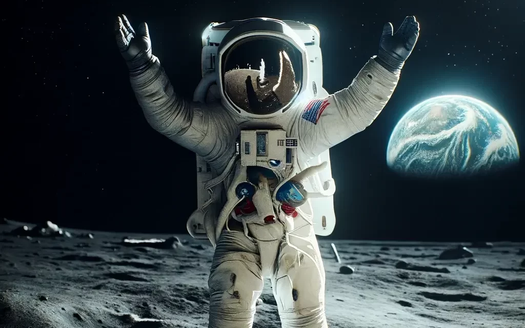 DALLE-2024-02-20-085227-An-astronaut-experiencing-the-joy-of-landing-on-the-Moon-for-the-first-time-The-astronaut-is-in-a-modern-lunar-suit-standing-on-the-Moons-surface-w-1 | ISDC 2026